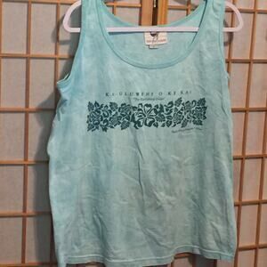 Tank Top Pacific Whale Foundation Maui Cotton  Size Large